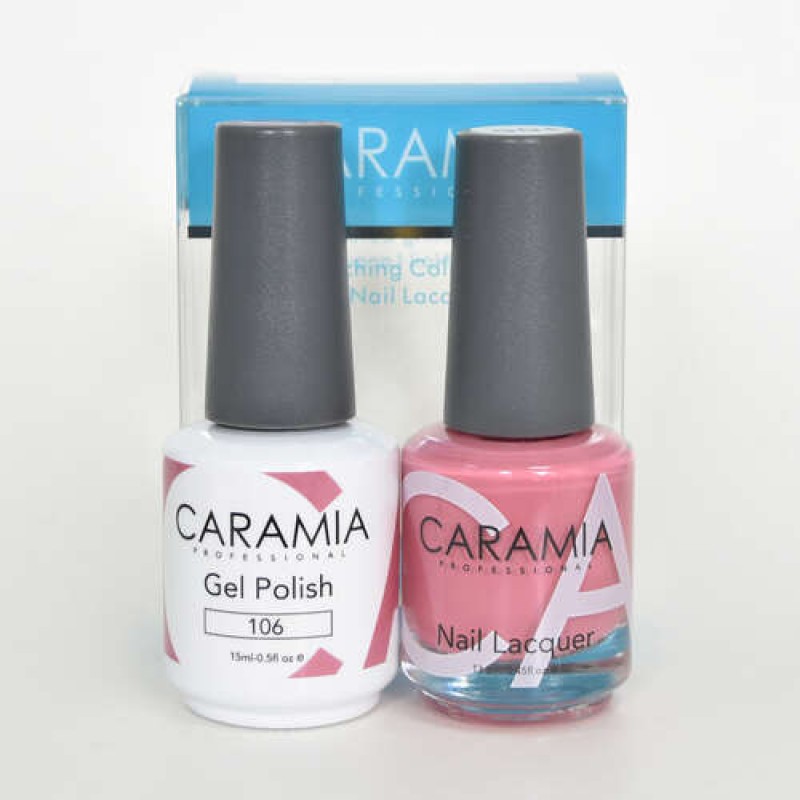 #106 Caramia Gel Polish & Nail Lacquer 0.5oz